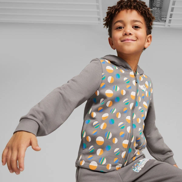 ESS+ Sommerlejr Hoodie til småbørn fra PUMA: Perfekt til solskinsdage og sjov leg!